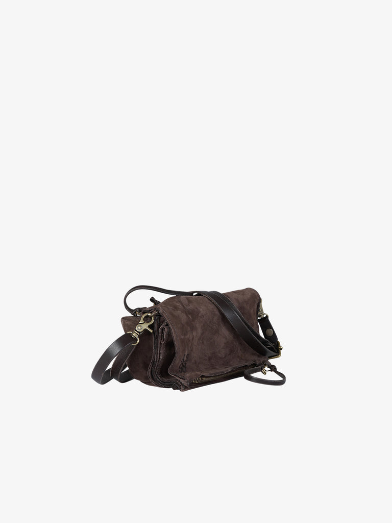 A.S.98 borsa a tracolla donna margaret pelle marrone