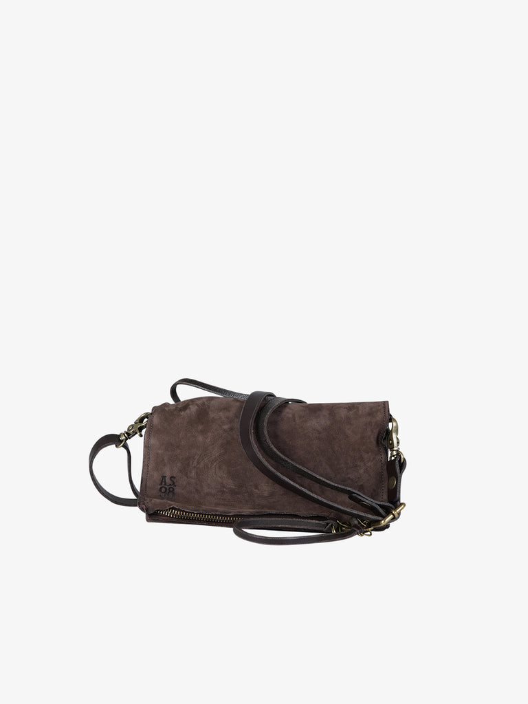 A.S.98 borsa a tracolla donna margaret pelle marrone