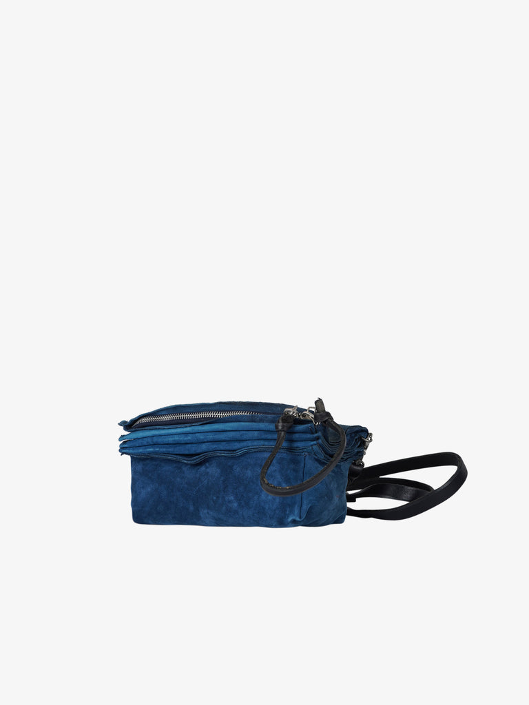 A.S.98 borsa a tracolla donna margaret pelle blu