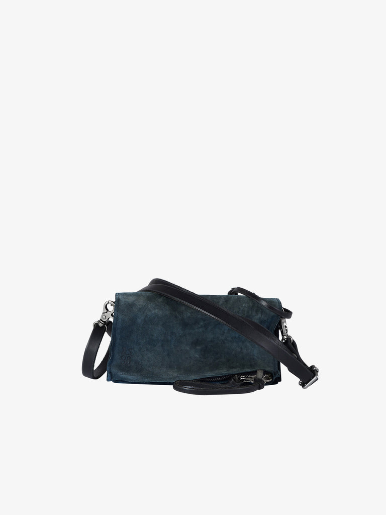 A.S.98 borsa a tracolla donna margaret pelle blu