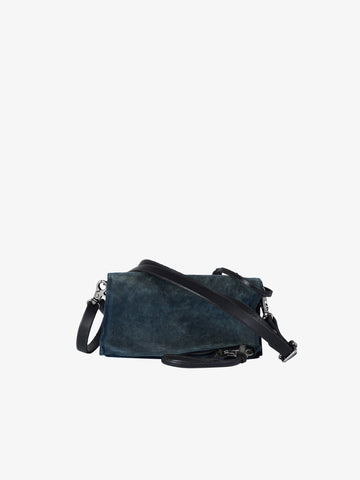 A.S.98 borsa a tracolla donna margaret pelle blu