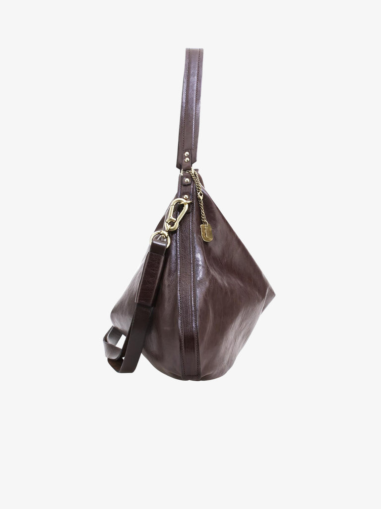 A.S.98 borsa a tracolla donna loya pelle marrone
