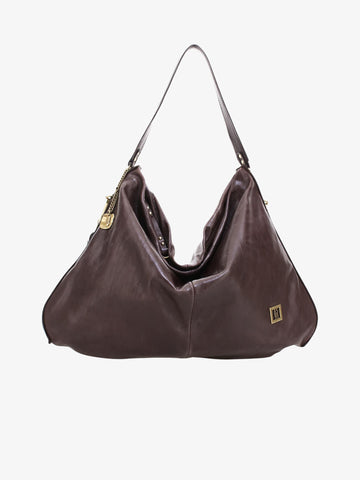 A.S.98 borsa a tracolla donna loya pelle marrone