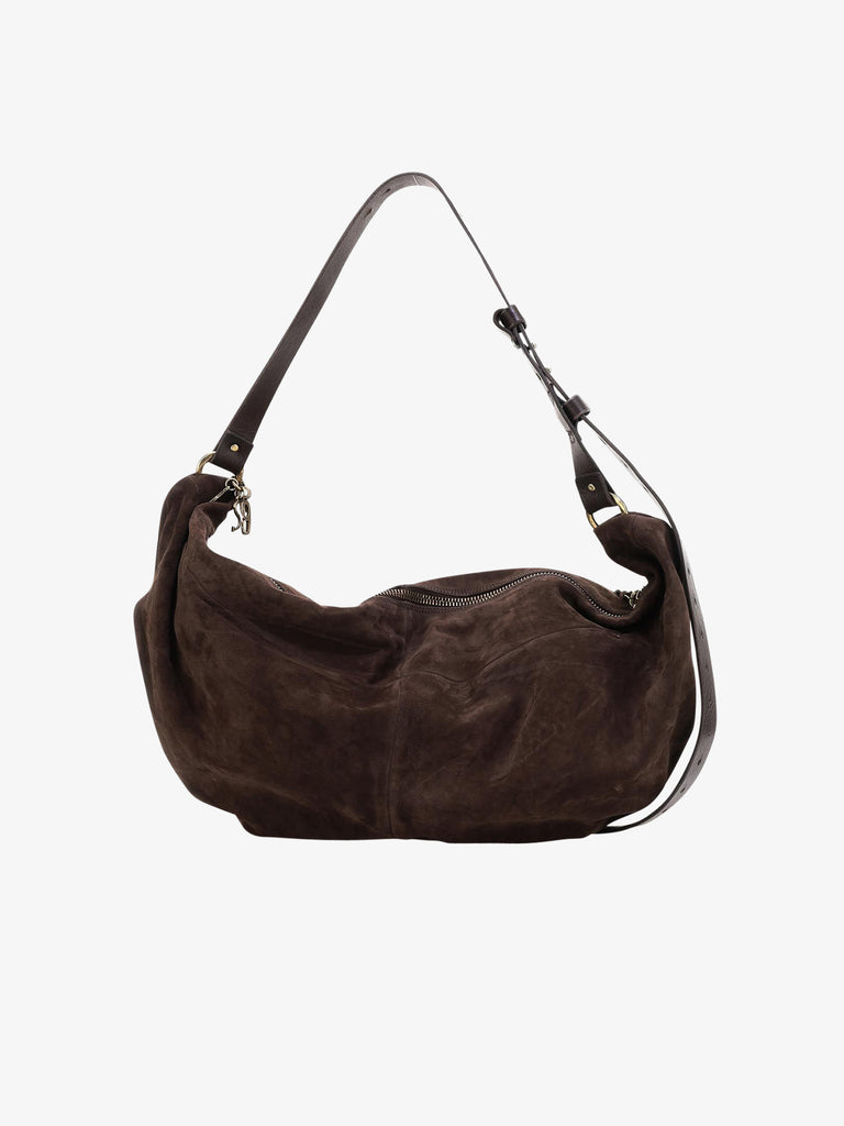 A.S.98 borsa a spalla donna caroline pelle marrone