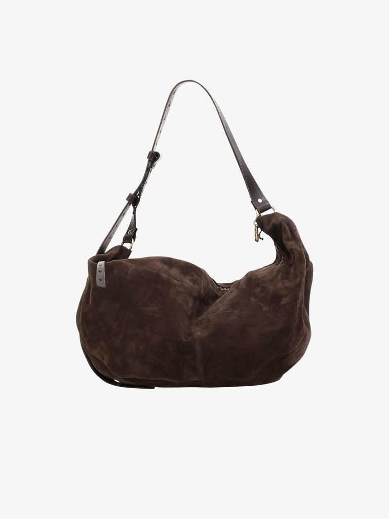 A.S.98 borsa a spalla donna caroline pelle marrone