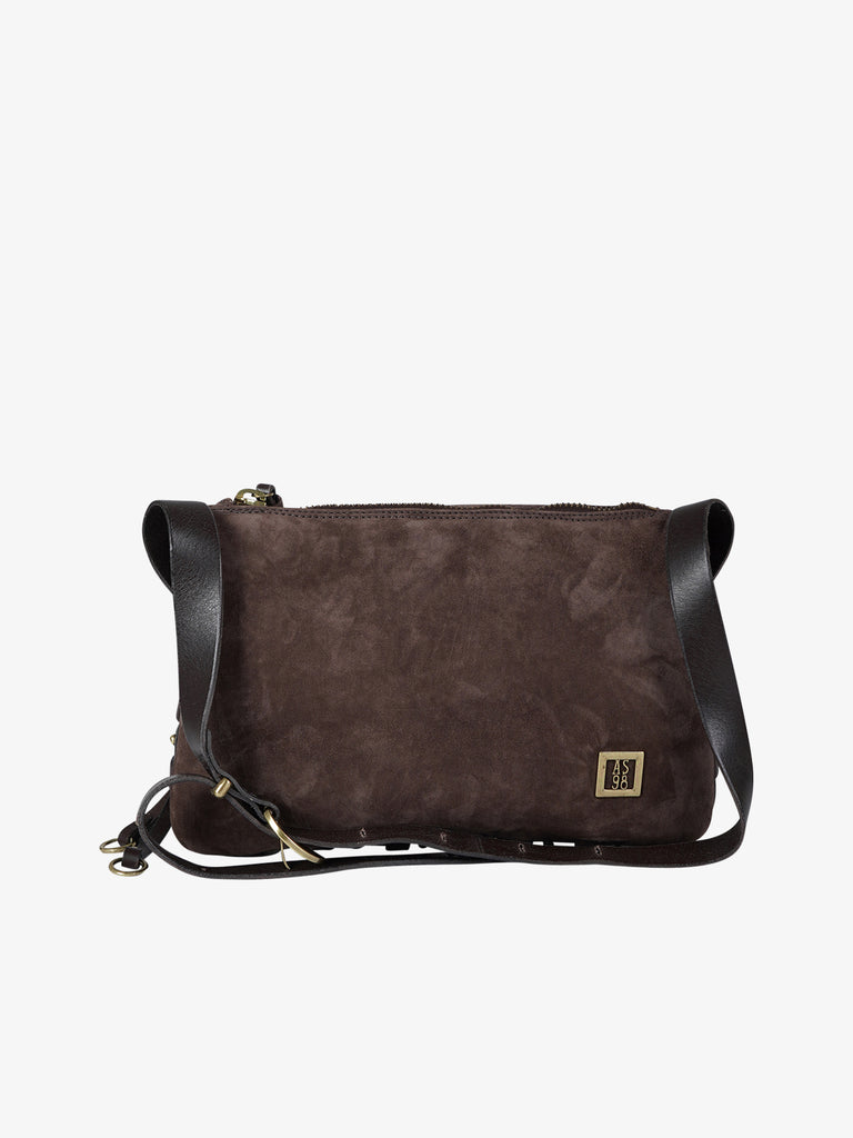 A.S.98 borsa a spalla donna robi pelle marrone