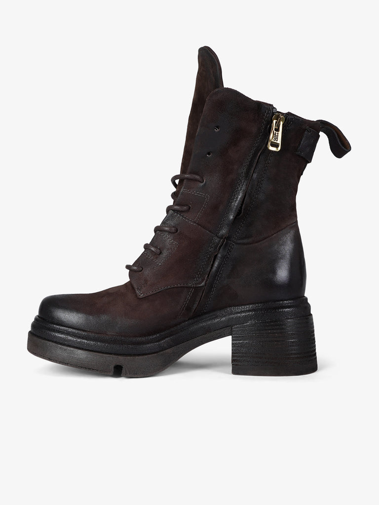 A.S.98 stivaletti donna calvados pelle marrone