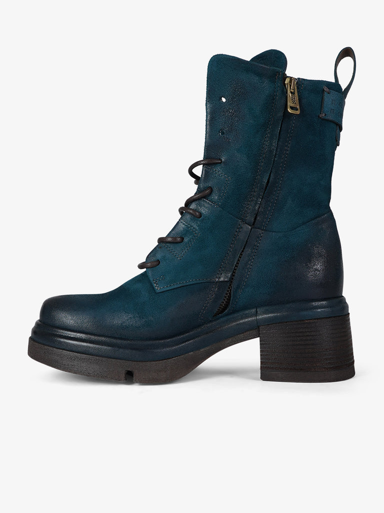 A.S.98 stivaletti donna calvados pelle verde