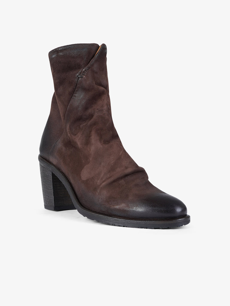 A.S.98 stivaletti donna pelle marrone