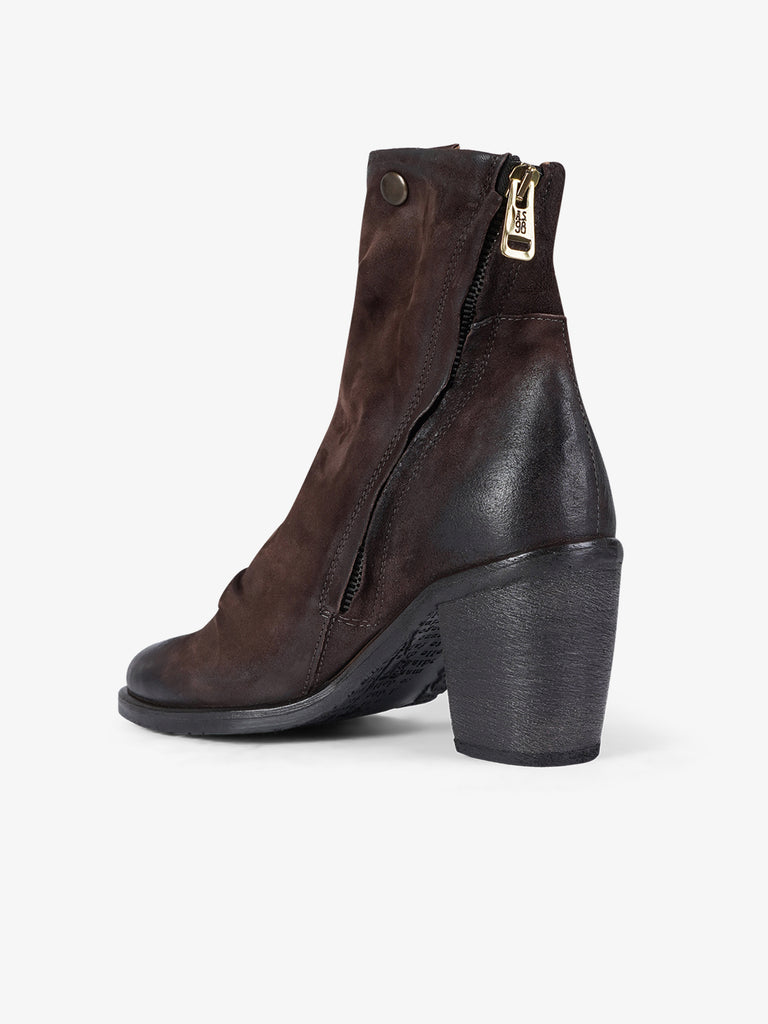 A.S.98 stivaletti donna pelle marrone