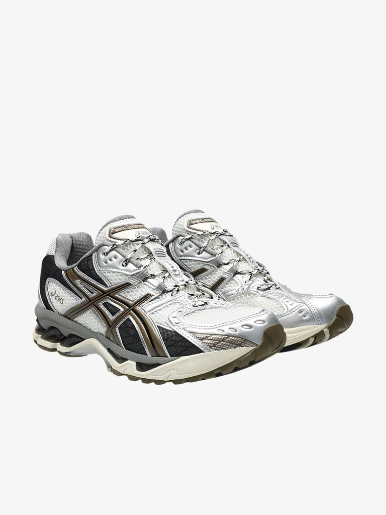 ASICS sneakers uomo gel-nimbus 10.1 1203A543-107 pelle argento
