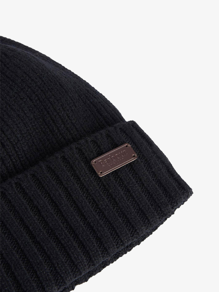 BARBOUR cappello uomo berretto carlton lana nero