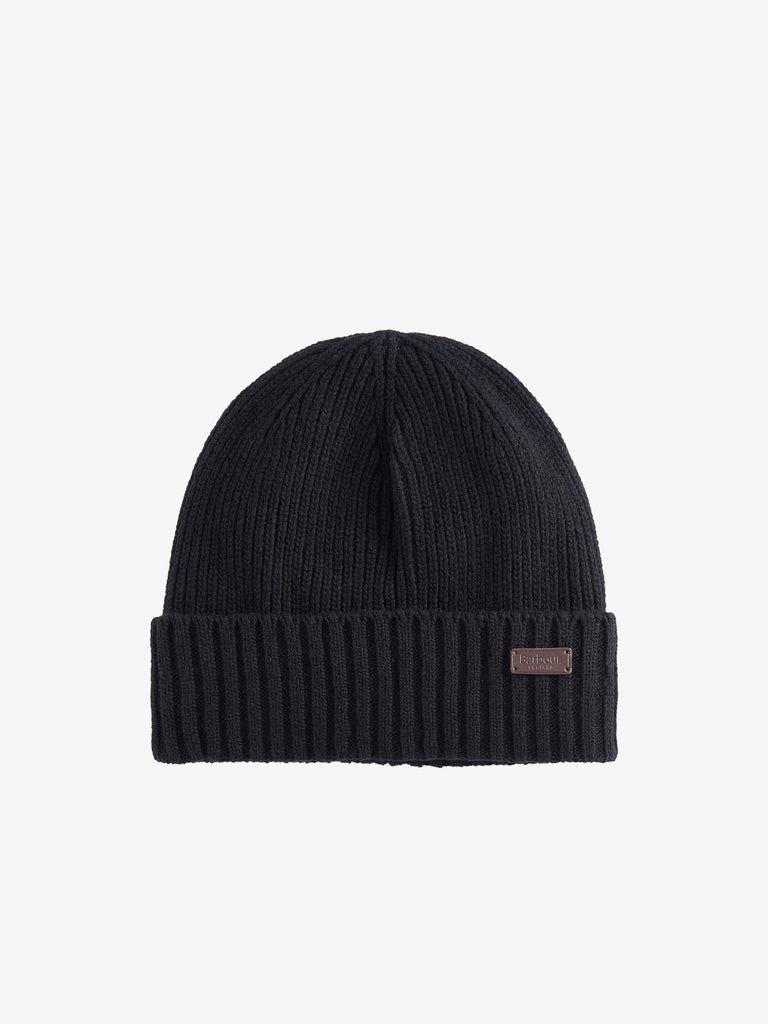 BARBOUR cappello uomo berretto carlton lana nero