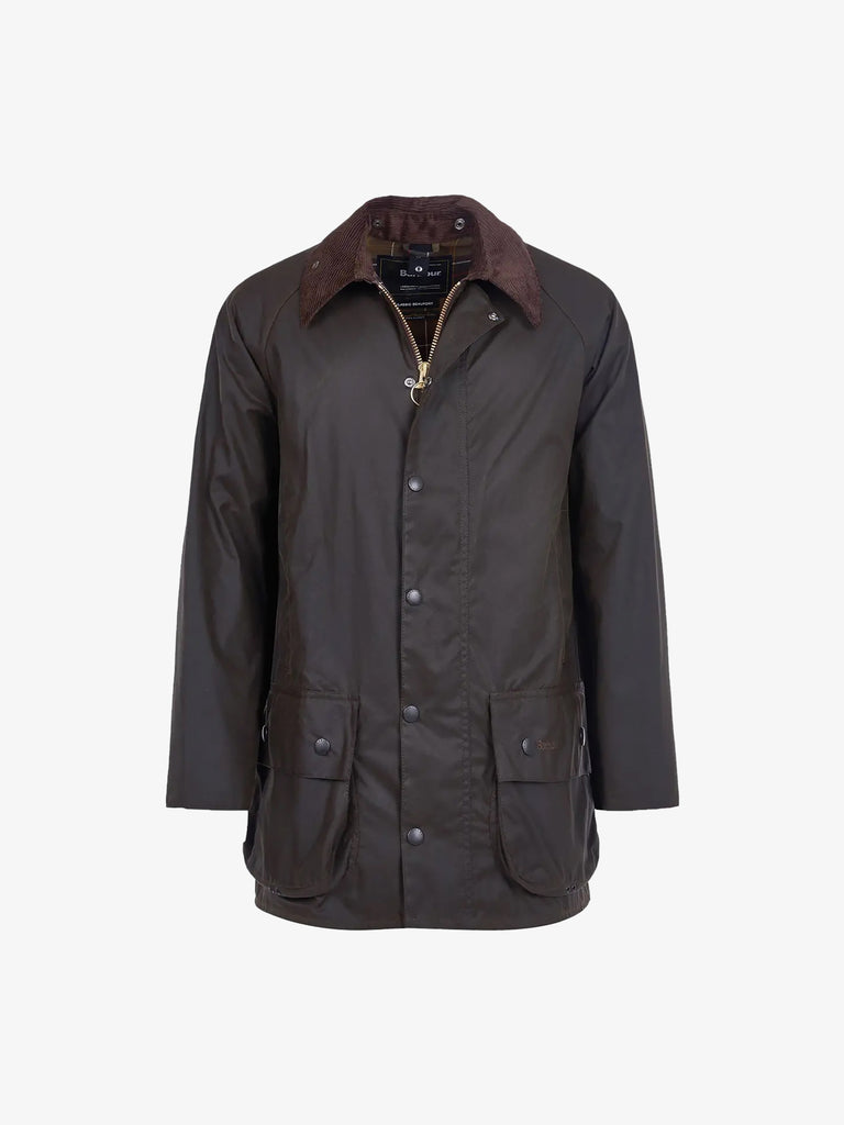 BARBOUR giubbotto classica beaufort cerato uomo verde