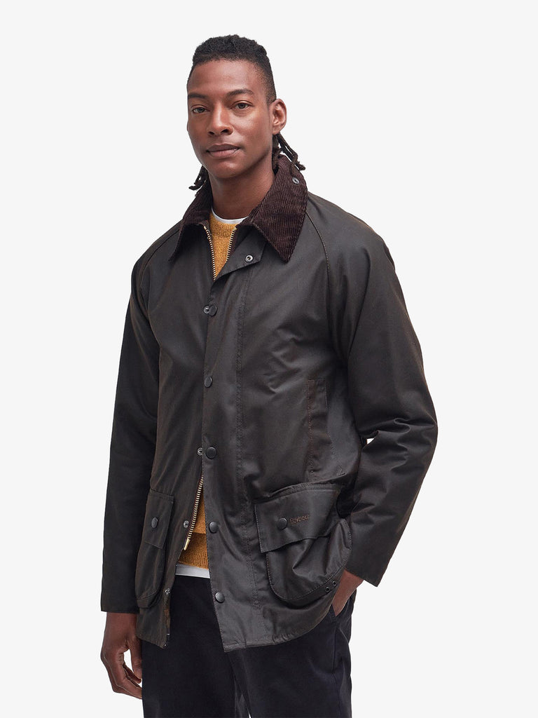 BARBOUR giubbotto classica beaufort cerato uomo verde