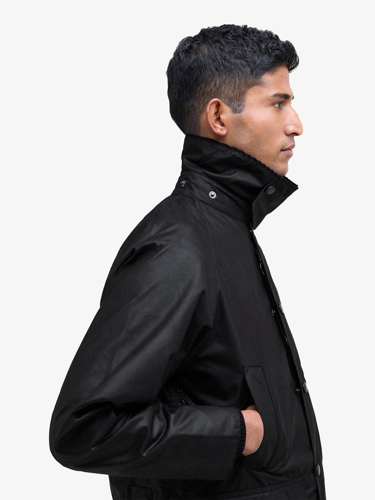 BARBOUR giubbotto bedale® cerato uomo nero