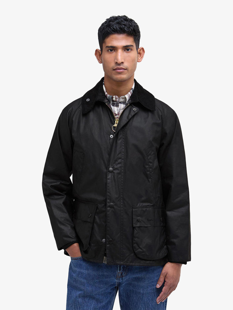BARBOUR giubbotto bedale® cerato uomo nero