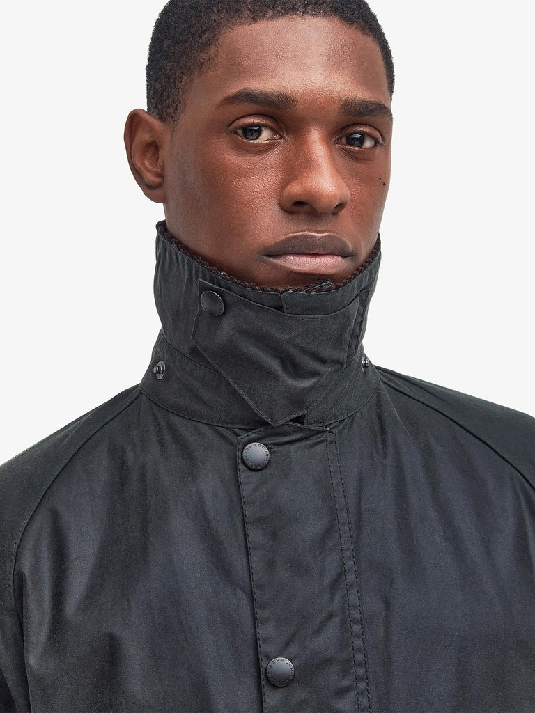 BARBOUR giubbotto bedale® cerato uomo marrone