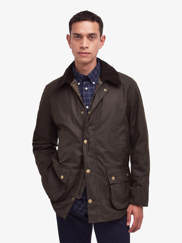 BARBOUR giubbotto ashby cerato uomo verde