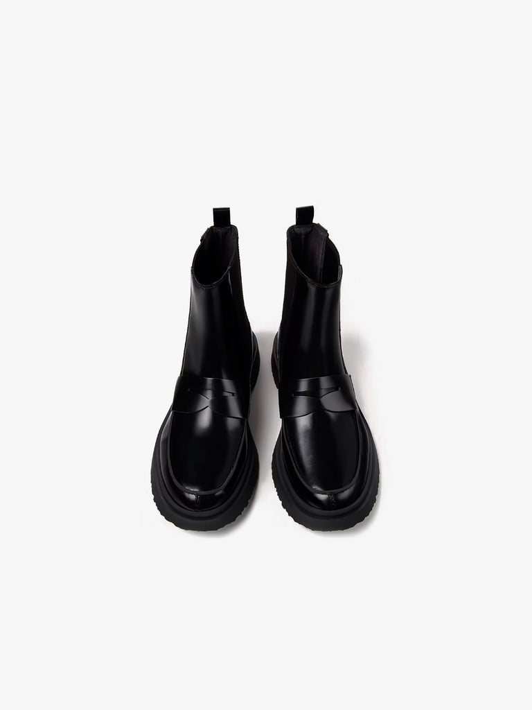 CAMPER stivaletti uomo walden pelle nero