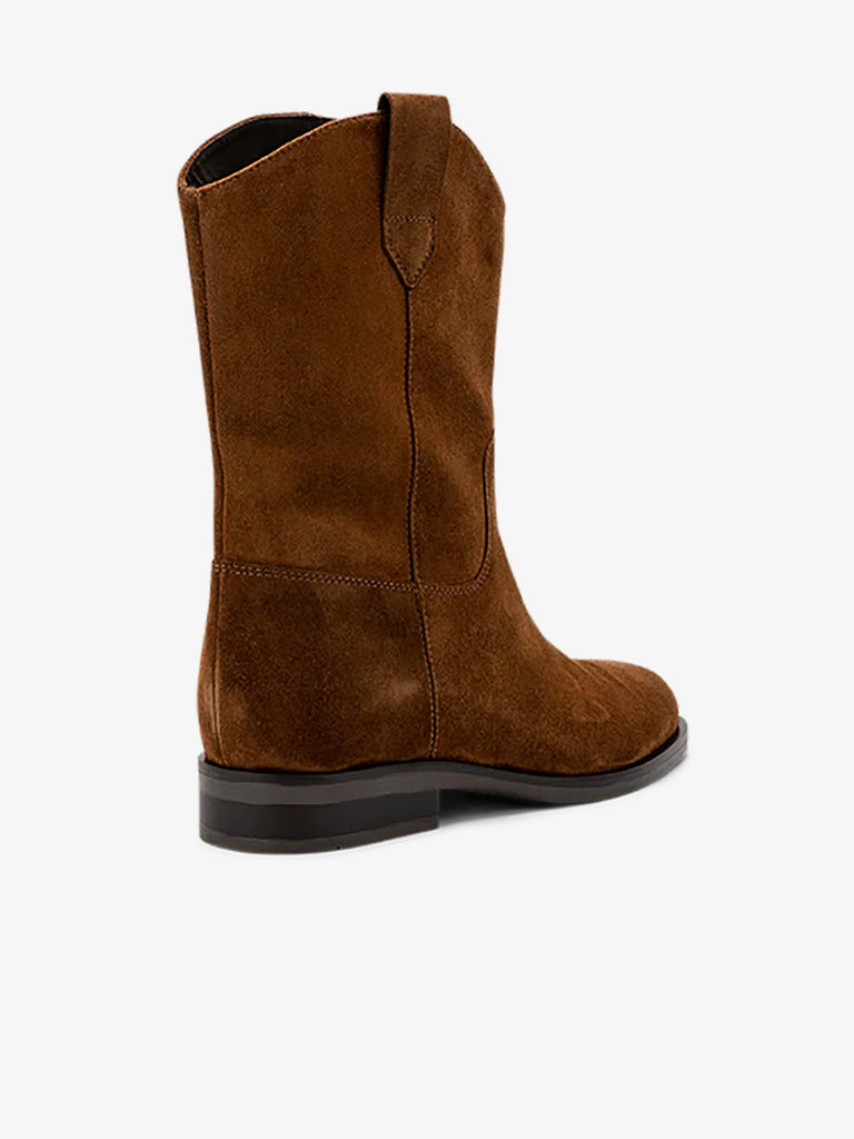 CARMENS stivaletti donna kim low camoscio beige