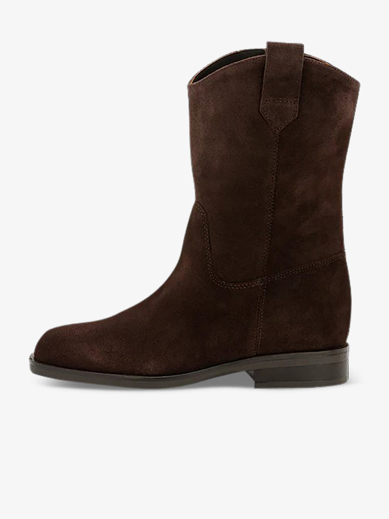 CARMENS stivaletti donna kim low camoscio marrone