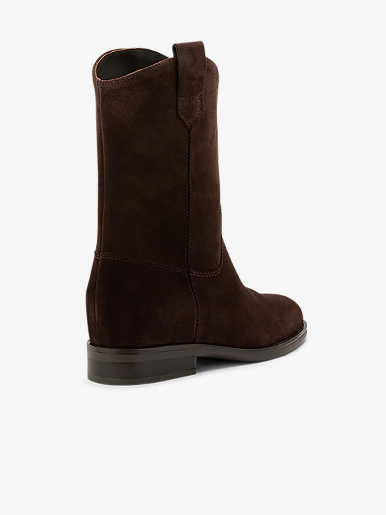 CARMENS stivaletti donna kim low camoscio marrone