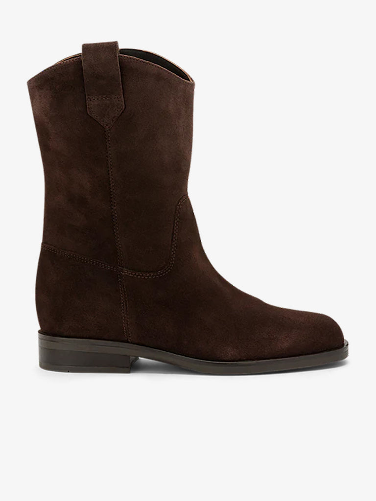 CARMENS stivaletti donna kim low camoscio marrone