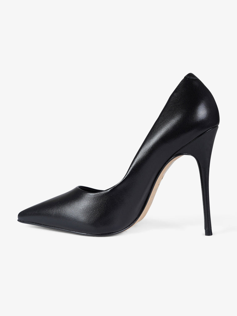 CARRANO décolleté donna pelle nero