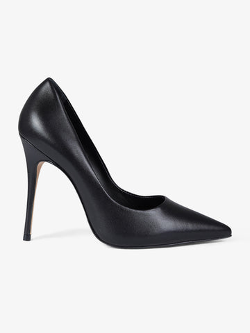 CARRANO décolleté donna pelle nero