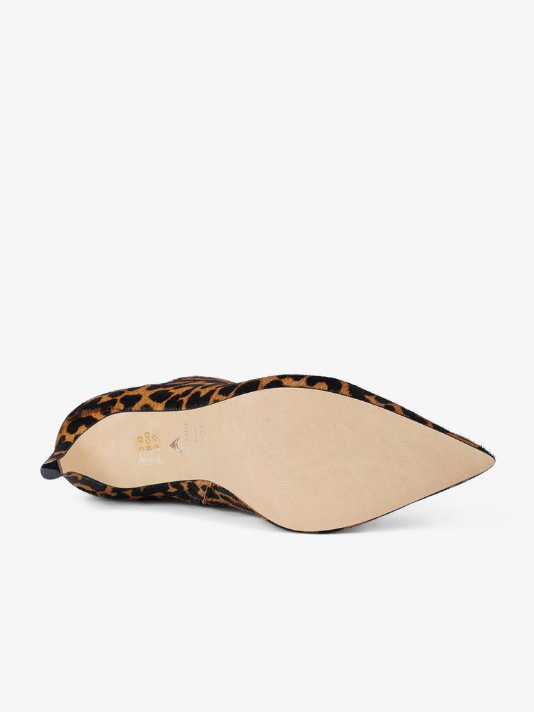 CARRANO tronchetti donna pelle beige