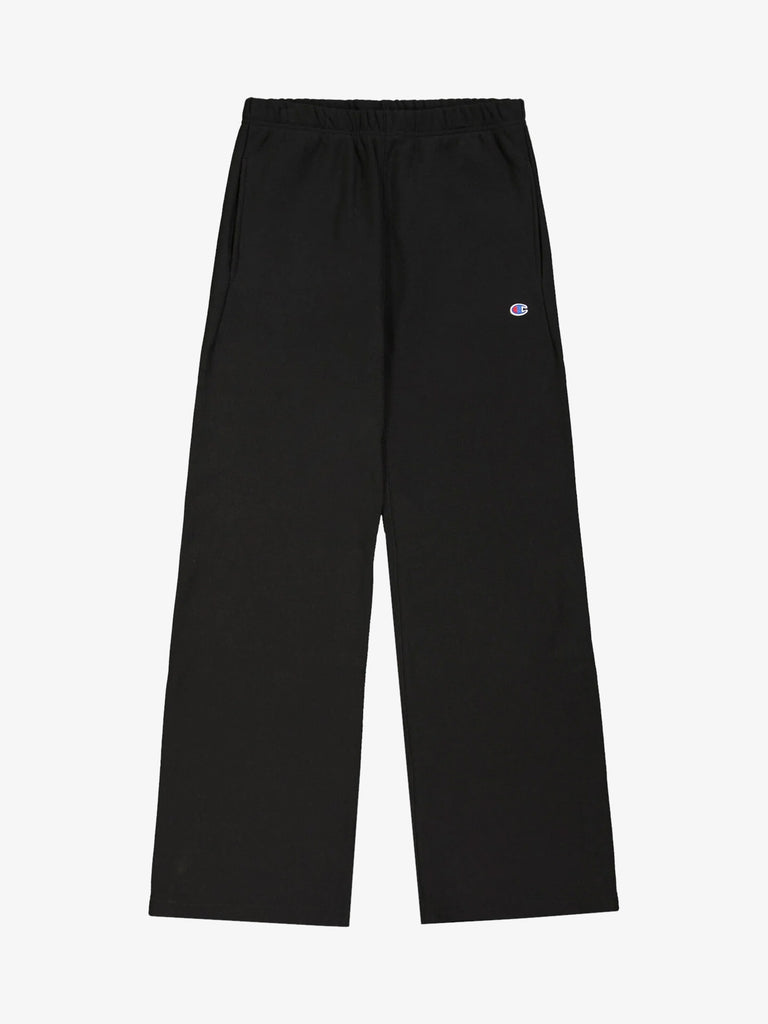 CHAMPION joggers reverse weave a gamba ampia uomo nero cotone