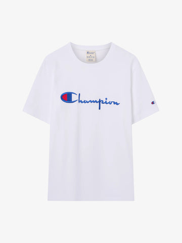 CHAMPION t-shirt reverse weave uomo bianco cotone