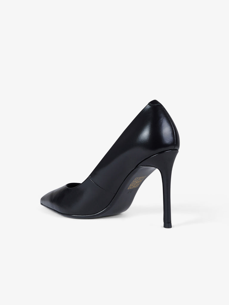 CHICONIC décolleté donna pelle nero