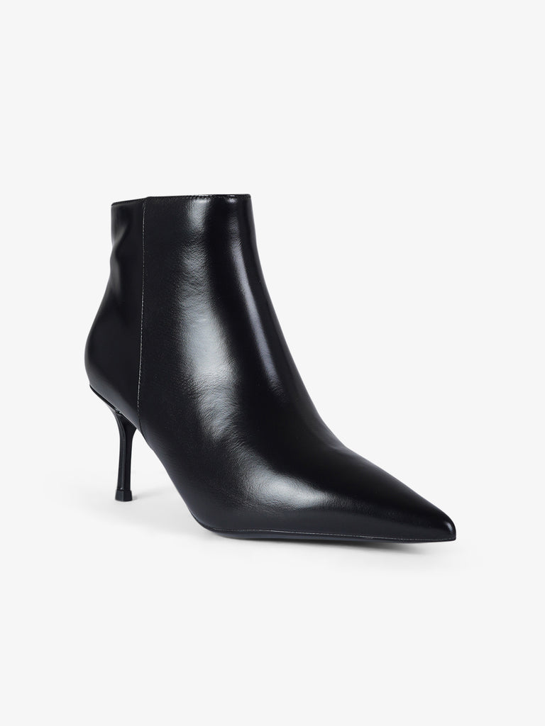 CHICONIC tronchetti donna pelle nero