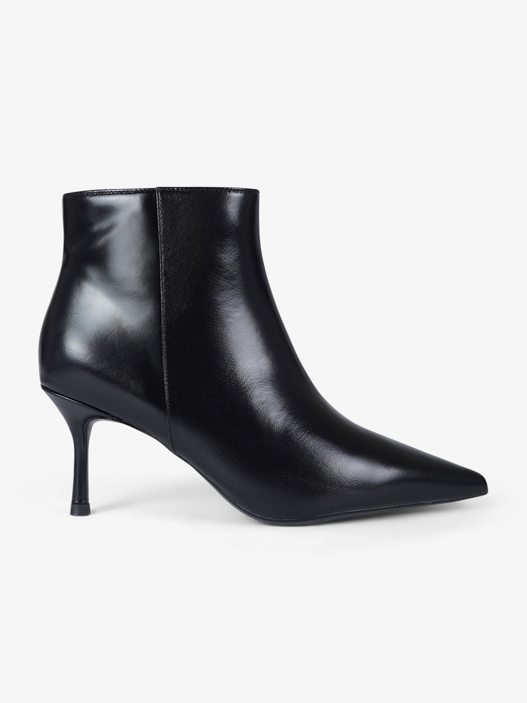CHICONIC tronchetti donna pelle nero