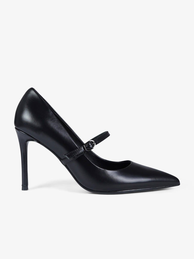 CHICONIC décolleté donna pelle nero