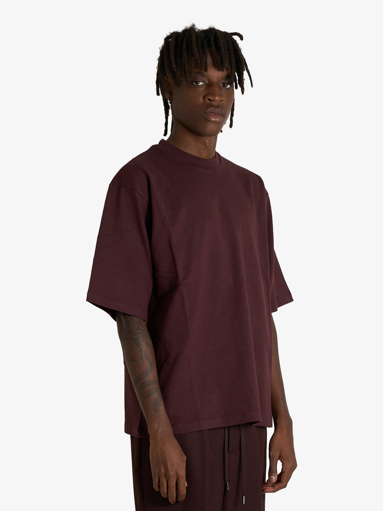 COSTUMEIN t-shirt max uomo bordeaux cotone