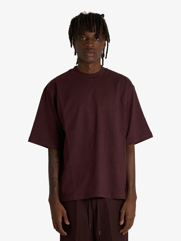 COSTUMEIN t-shirt max uomo bordeaux cotone
