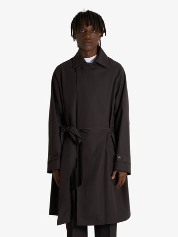 COSTUMEIN cappotto trench riko uomo marrone lana