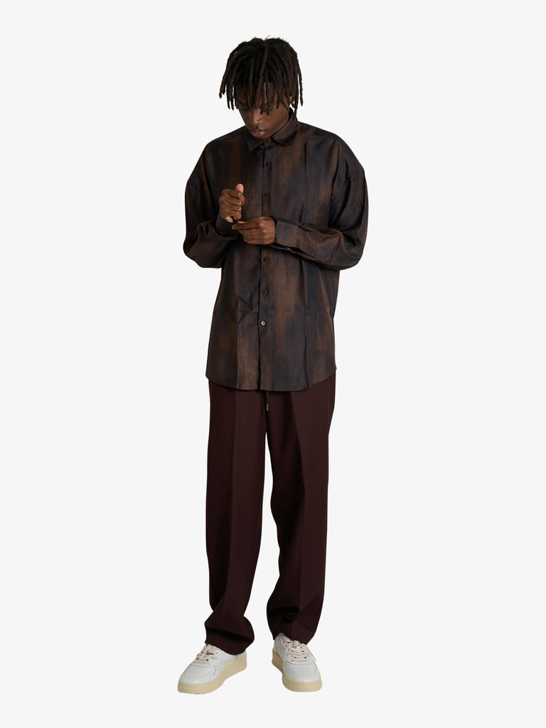 COSTUMEIN pantalone pajama dallas uomo bordeaux