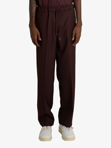 COSTUMEIN pantalone pajama dallas uomo bordeaux