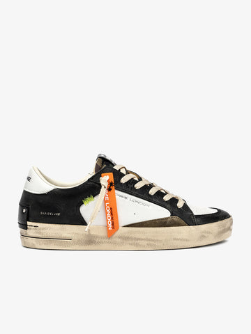 CRIME LONDON sneakers uomo sk8 deluxe 11105AA868 pelle multicolor