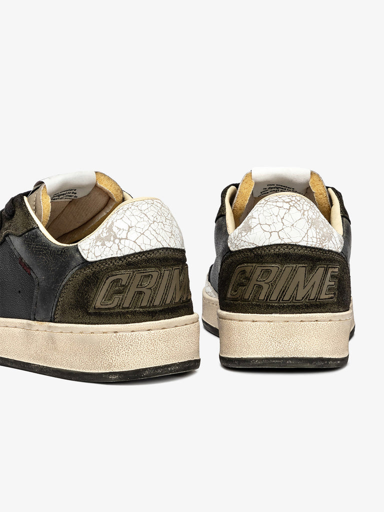 CRIME LONDON sneakers uomo chelsea 11204aa8 pelle nero