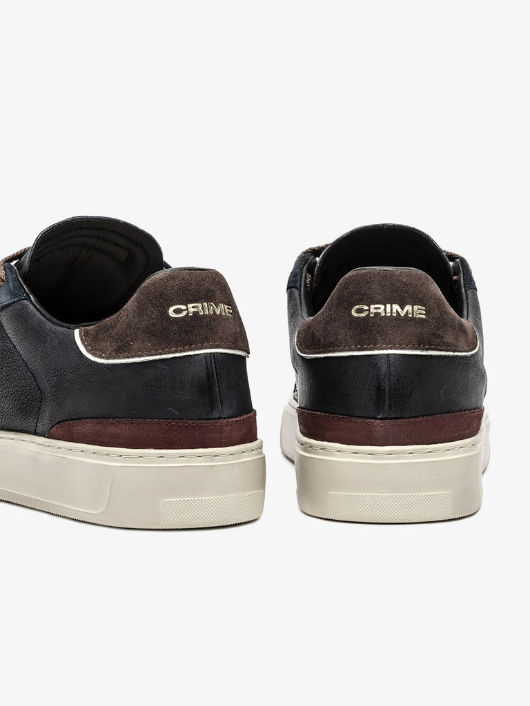 CRIME LONDON sneakers uomo blade 11702aa8 pelle blu