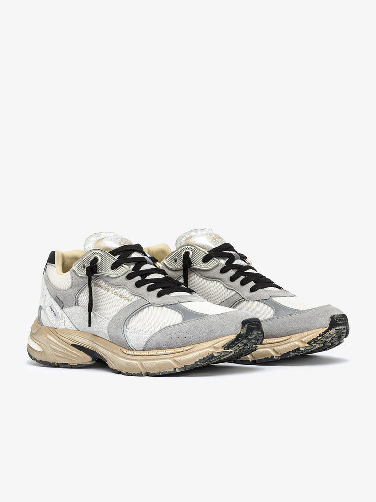CRIME LONDON sneakers uomo fugitive 14303PP730 pelle grigio