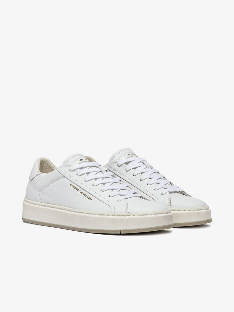 CRIME LONDON sneakers uomo destiny 14800PP710 pelle bianco