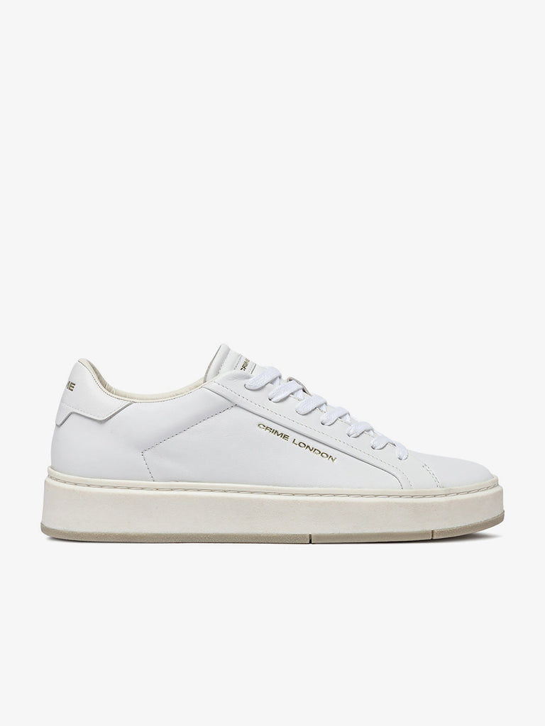 CRIME LONDON sneakers uomo destiny 14800PP710 pelle bianco