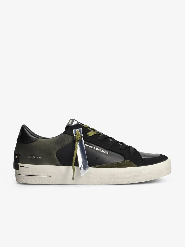 CRIME LONDON sneakers uomo sk8 deluxe 15109aa7 pelle nero
