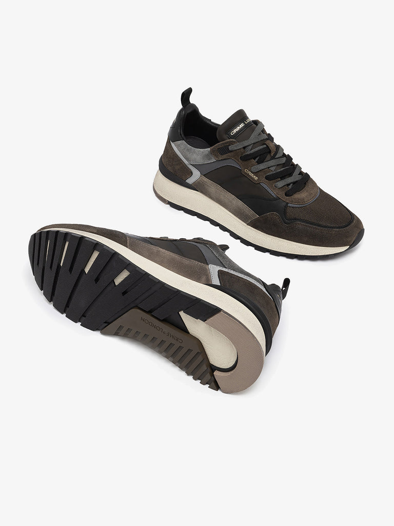 CRIME LONDON sneakers uomo lunar 15603aa7 suede marrone
